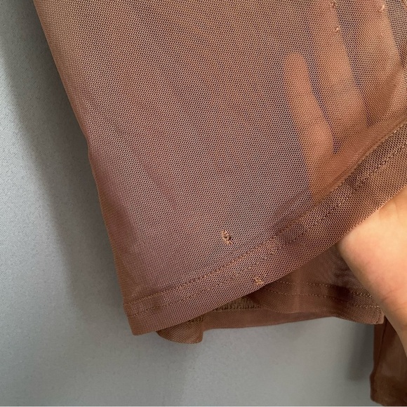 Stüssy Brown Long Sleeve Top Size M flawed (holes) - Picture 3 of 7